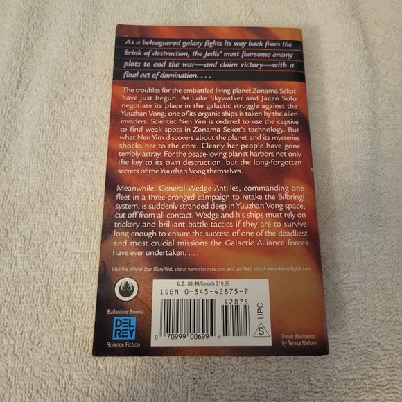 Star Wars The New Jedi Order- The Final Prophecy-Paper Back SciFi Book - Picture 2 of 4